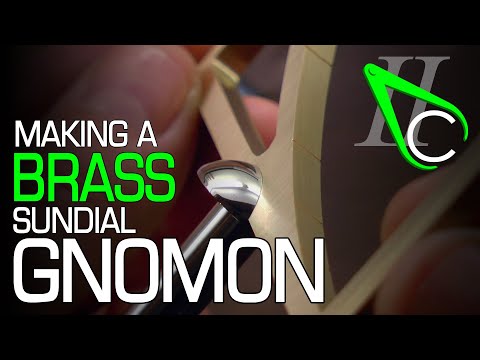 Making A Brass Sundial Gnomon