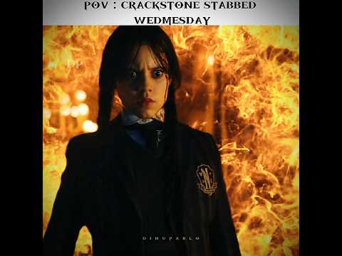 crackstone stabbed her 💔 #wednesday #edit #netflix #foryou