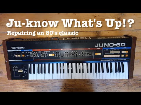 Roland Juno 60 Repair (Buttons and Arpeggiator) and some other stuff