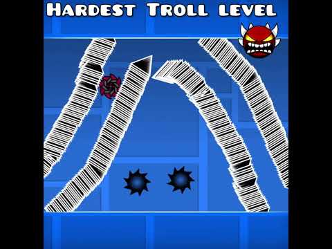 Worlds hardest EXTREME demon TROLL level | geometry dash #shorts