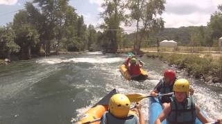 preview picture of video 'rafting a st pierre de boeuf'