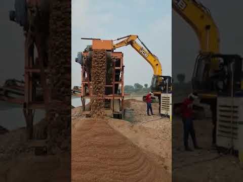 7.5 Hp Sunrise  Sand Screening Machine With Conveyor Belt, Capacity: 30 Cum