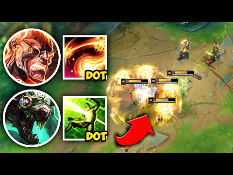 WE PLAYED THE "TANK KILLERS" AND MELTED THE ENTIRE TEAM WITH DOTS - League of Legends
