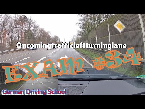 Real Driving Exam #34 German Driving School - Praxisprüfung - Fahrprüfung - priority too fast