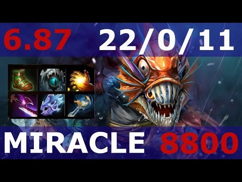 MMR Miracle 8900+ Dota Slark /KDA-22/0/11/+Echo Sabre