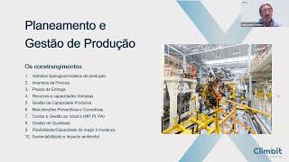 Webinar Climbit "O Futuro da Gestão de Produção- Integração de Sistemas ERP"