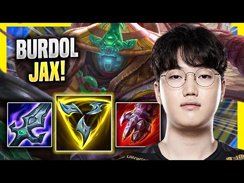 BURDOL DESTROYING WITH JAX IN KR SOLOQ! - GEN Burdol Plays Jax TOP vs Sylas!