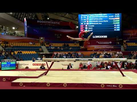 Marie Anne Padurariu (CAN) Team Finals Balance Beam 2018 Doha World Championships