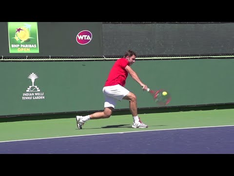 Stan Wawrinka Backhand Slow Motion