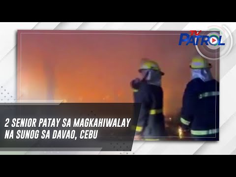 2 senior patay sa magkahiwalay na sunog sa Davao, Cebu