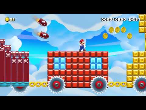 Ludwig's Big Train by ♪TeroSMM2♪ 🍄 Super Mario Maker 2 😶 No Commentary　#acs