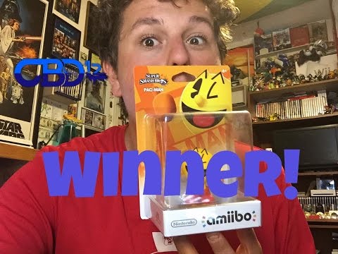 Pac -Man Amiibo Giveaway Winner!