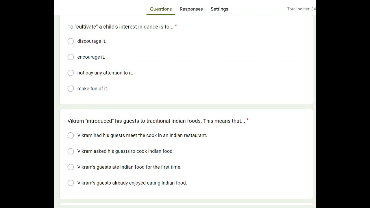 Wordly Wise Lesson 2 Test