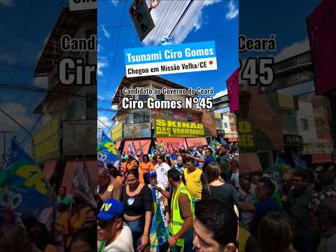 Pt.4| Chegada de Ciro Gomes na cidade de Missão Velha/CE📍#shorts #eleições2026 #política #ceará