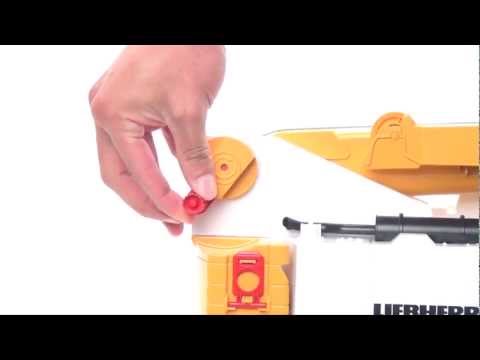 Bruder Toys Spare Parts Service: Winch Crank and Spool for Liebheer Crane #43573