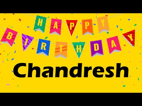 Happy Birthday to Chandresh - Birthday Wish From Birthday Bash