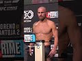 Alex Volkanovski comes in at 144.5 pounds for the UFC 290 main event ⚖️ #shorts