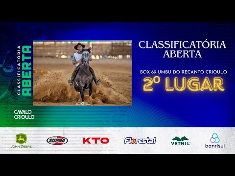 2ª MACHO - UMBU DO RECANTO CRIOULO - Classificatória Aberta(Esteio)