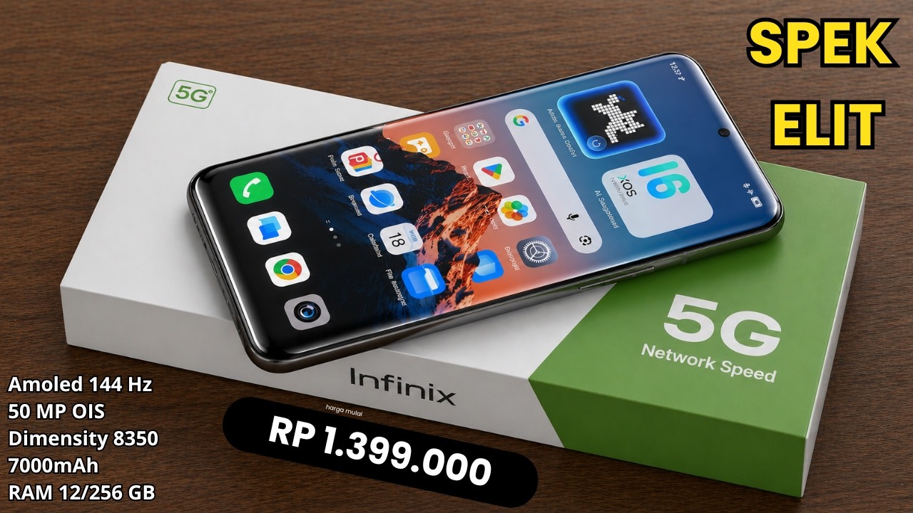 HARGA MURAH SPEK MEWAH‼️12/256GB, 7000MAH - HP INFINIX TERBAIK PALING WORTH IT (1-4 JUTAAN) 2026