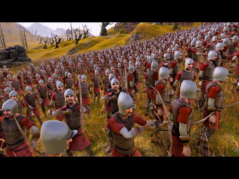13000 Archers VS 20000 Cavalrys.  Ultimate Epic Battle Simulator 2. UEBS 2