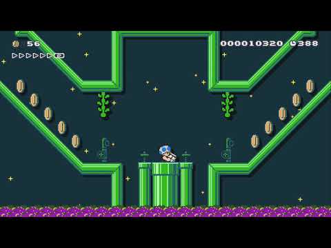 Pipe Zone by Mii_Tendo - Super Mario Maker 2 - No Commentary 1bx 1by