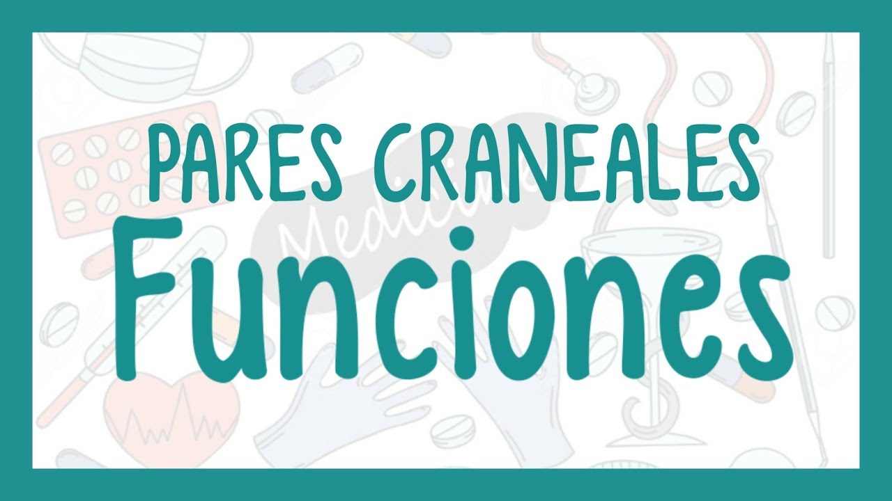 FUNCIONES de los PARES CRANEALES