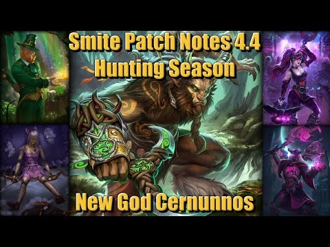 SMITE: Patch Notes 4.4 - Hunting Season - New God Cernunnos!