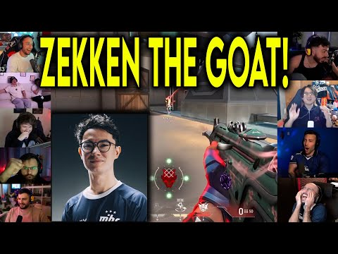 Valorant Streamers Reacts To MIBR Zekken CRAZY 4k Against NRG In VCT