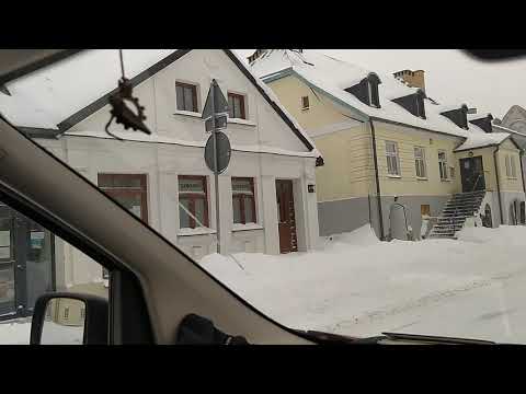 Sejny -  09.02.2021 runda przez miasteczko w zimowej aurze