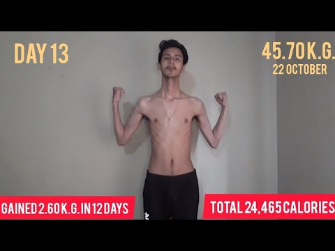 I GAINED 2.60 K.G. IN 12 DAYS | 24,465 CAL | SLIM TO FIT TRANSFORMATION JOURNEY