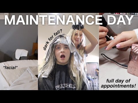 VLOG: MAINTENANCE DAY ✨ (nail, hair, & facial...