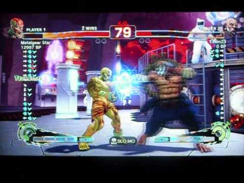 SSF4 - Endless Battle - Matalgear Star (Dhalsim) VS Emiin23 (Gouken) Part 2/2