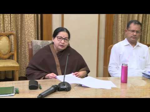 Tamil Nadu Chief Minister Jayalalithaa today 20-12-2015, the Finance Minister explained that the vid