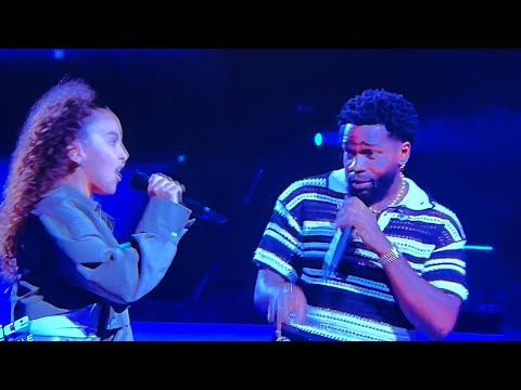 The Voice 2023 (La Finale) : Ilyana et Tayc chantent en duo « Le temps »