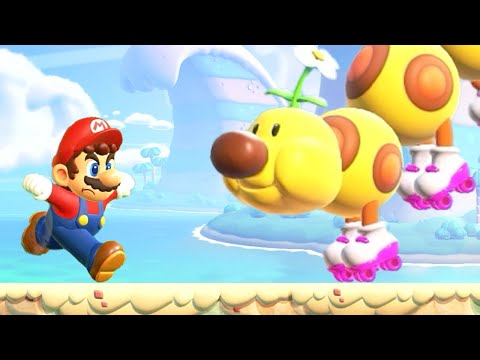 Super Mario Bros. Wonder - World 3 Shining Falls 100%