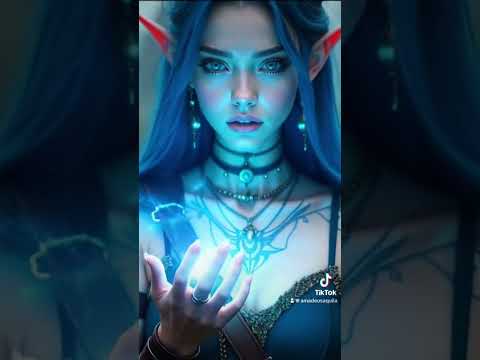 Silvara-She kneels for no one. #witchtok #amadeusaquila #dark #goth #shorts #fantasyart #digitalart