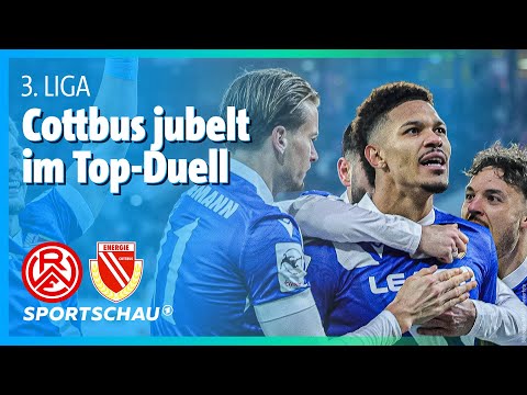 Rot-Weiss Essen vs. Energie Cottbus Highlights, 3rd League, Matchday 15 | Sportschau Football