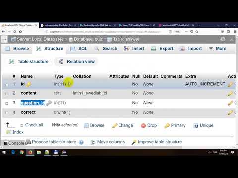 Creating Online Quiz Application using PHP and MySQL