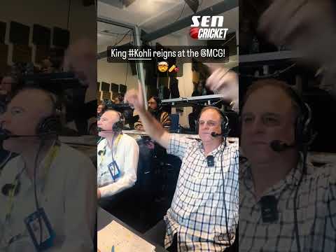 Virat Kohli! Best commentary! shot of an emperor!