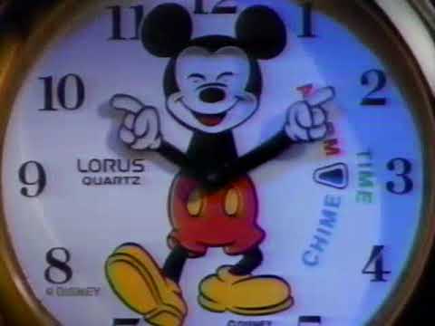 Lorus Watches (1994) Television Commercial Clothing - Mickey Mouse  Unlimited - Disney