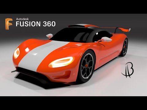 Car Design Speedrun 21 - Using Autodesk Fusion 360 - hypercar