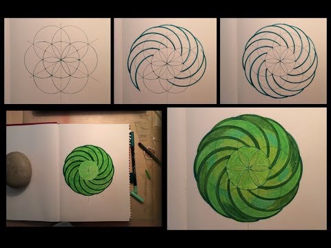 ** TUTO ** CROP CIRCLE BAGGWILGRABEN SWITZERLAND du 17 juin 2018 - TUTO 2 - GÉOMÉTRIE PURE 19