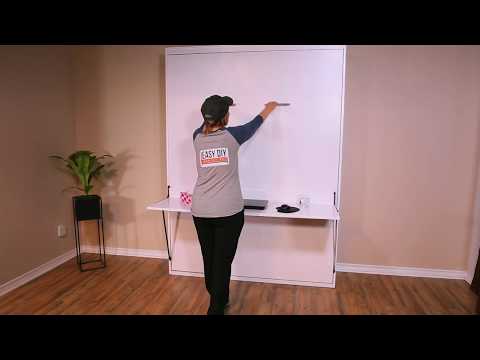 DIY Murphy Bed Stay-Level Desk Hardware - Easy to Setup