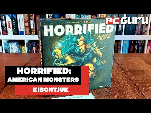 Rémségek kicsiny társasjátéka ► Horrified: American Monsters - Kibontjuk - PC Guru Magazin