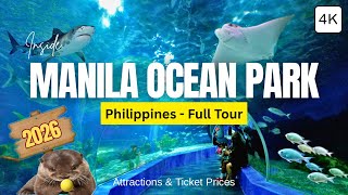 Inside Manila Ocean Park 2026! SPECTACULAR Oceanarium, Philippine Biodome, Penguins & More 4K