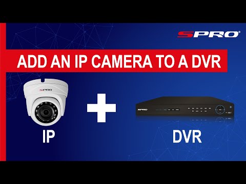 SPRO CCTV - Connect IP Camera to Analogue DVR