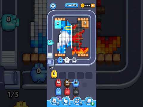 Pixel Flow Level 665 Walkthrough