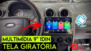 Instalação Multimídia 1Din 9” H-Tech ☑️ Ford Fiesta