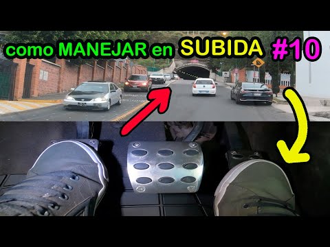como manejar en subida bien explicado para principiantes - manejar en pendiente en una subida