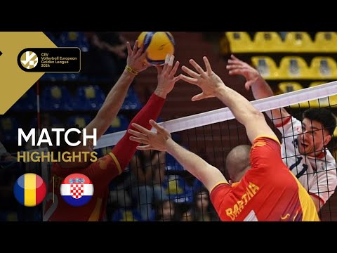 Croatia vs. Romania - Match Highlights | European Golden League Men 2024